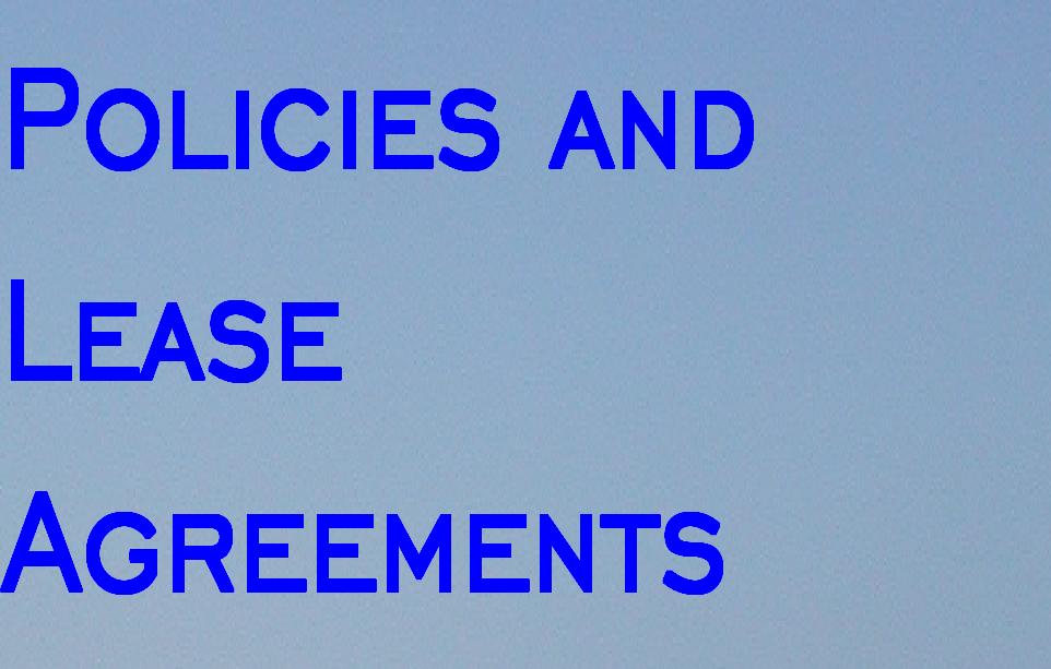 Policies and Lease Agreements