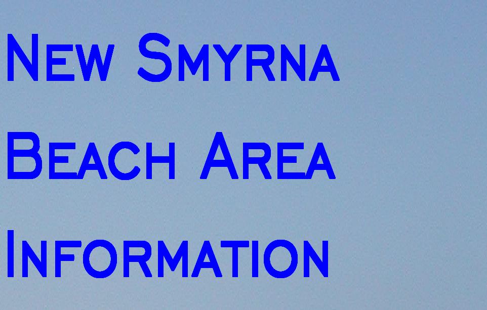 New Smyrna Beach Area Information